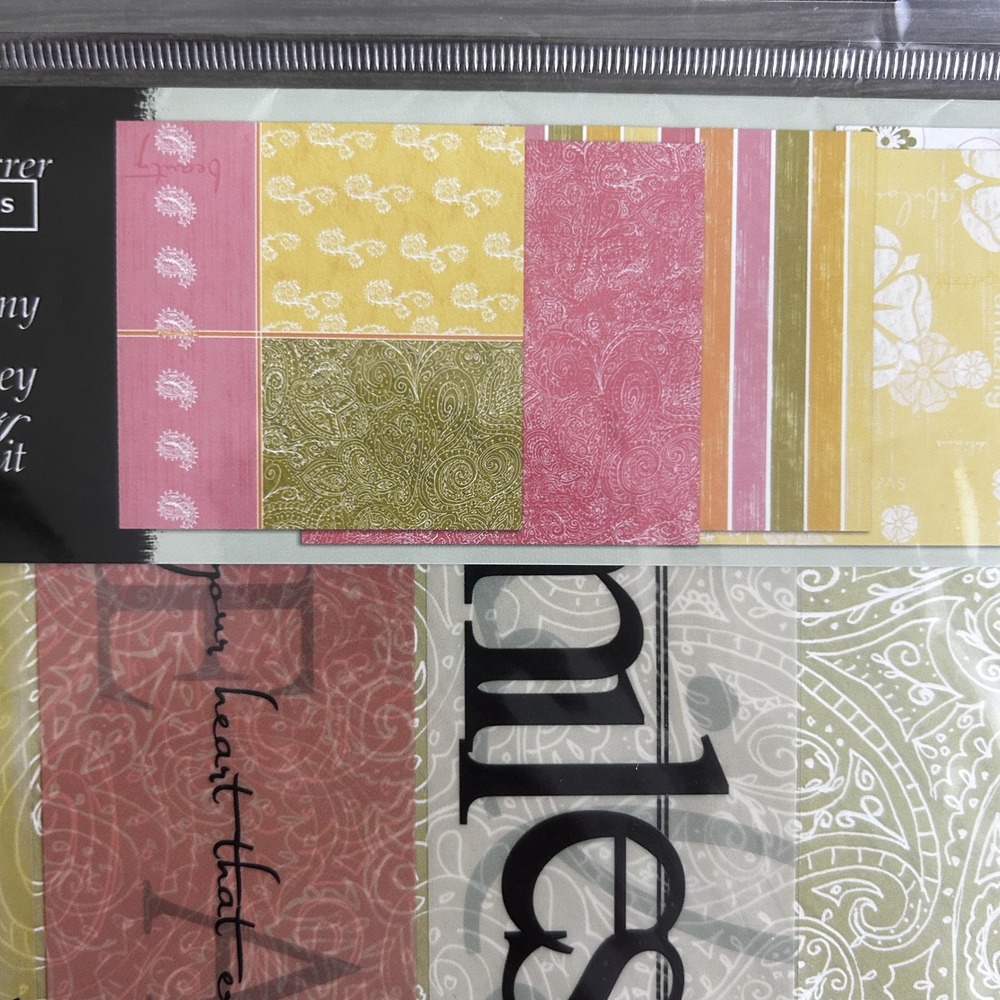 Rhonna Farrer Autumn Leaves Dreamy Fresh Paisley Kit SEI Hand in Hand‎ Craft Lot - Picture 6 of 13